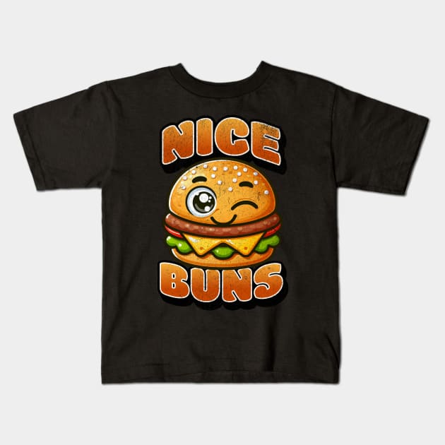 Nice Buns Kids T-Shirt by NUNEZ CREATIONS